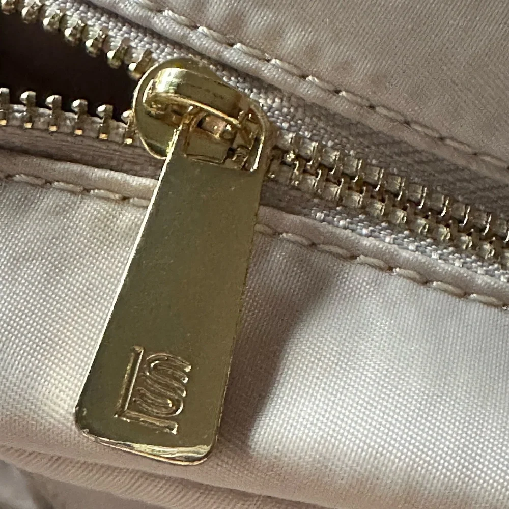 LAUNDRY by Shelli Segal Taupe Nylon Crossbody Bag